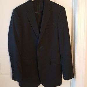 Express Men's Black Stripe Sport Coat Jacket 38R